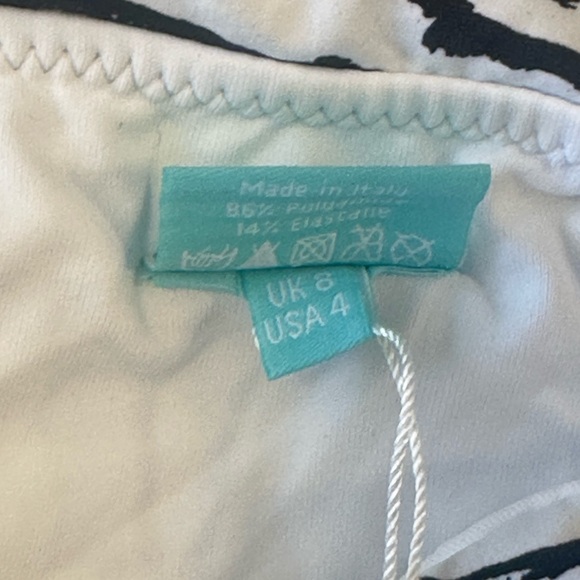 melissa Odabash bikini new, Grenada top/Bottom tiger, black and white - Picture 5 of 13